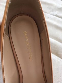 Туфли лаковые nude Sergio Rossi оригинал