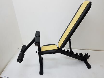 Скамья Orion Sportlim Lite Yellow + Упор для пресс