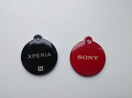 NFC метки Sony Xperia оригинальные 2 шт