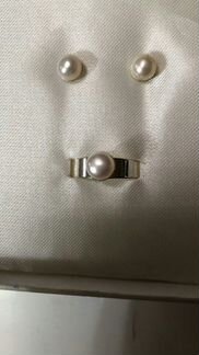 Колье, серьги и кольцо