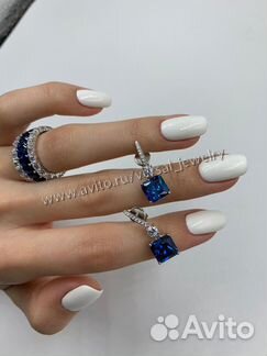 Серебряный комплект graff