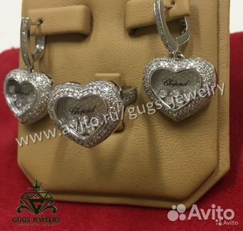 Кольцо и серьги с бриллиантами Chopard