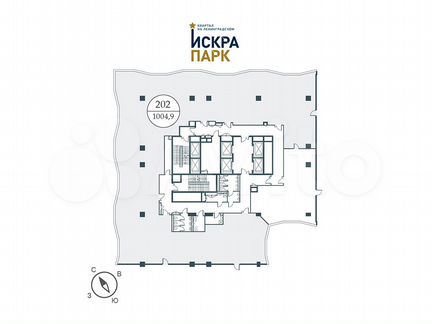 Аренда офисного помещения, 1004.90м