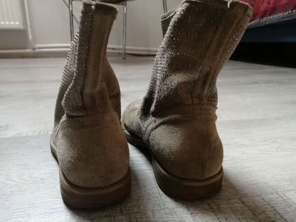 Полусапожки. Натуральная замша. 32