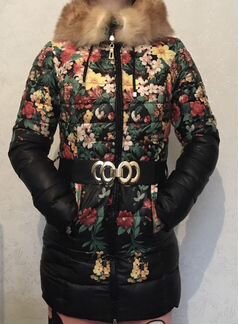 Пуховик зимний женский