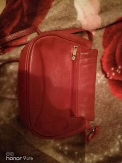 Кожаная женская сумка