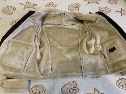 Куртка зимняя дубленка косуха