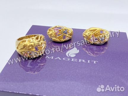 Magerit кольцо и серьги с бриллиантами