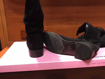 Сапоги замшевые зимние Carlo Pazolini 39-40