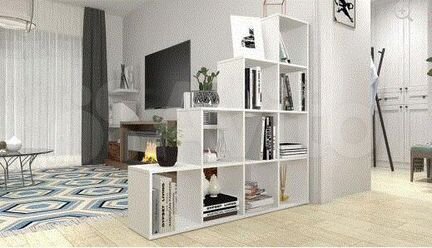 Стеллаж белый