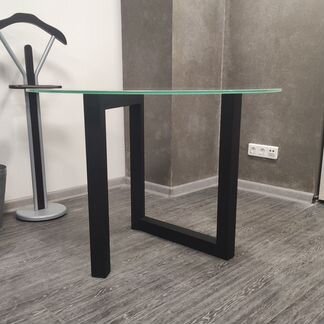 Стол круглый стеклянный красивый 100cм