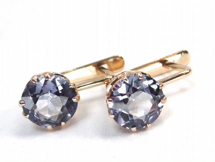 Советские золотые серьги 583 пробы, СССР