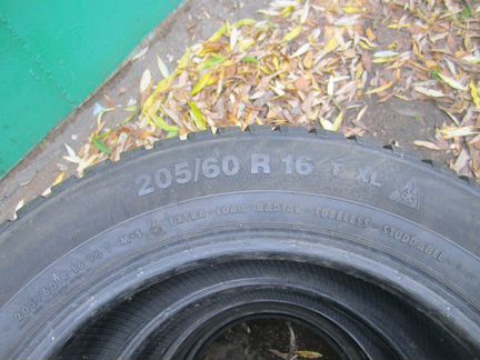 Шины зимние r16 205/60, 4 шт