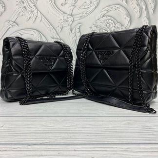 Сумка Prada клатч 24 см на 18 см Прада черный