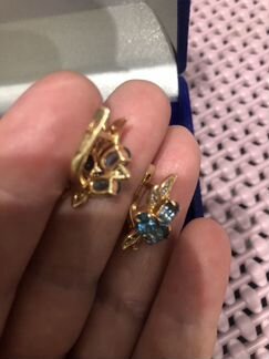 Золотые серьги