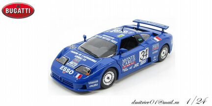 1/24. Bugatti EB110 SS (Le Mans №34)