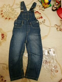 Комбинезон новый 104 mothercare джинсы брюкиб