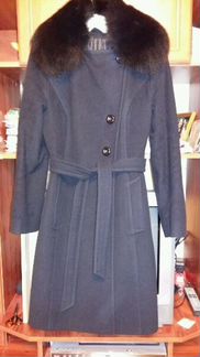 Пальто драповое зимнее