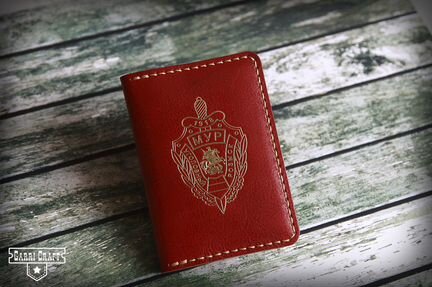 Обложка для удостоверения Мур Rosso