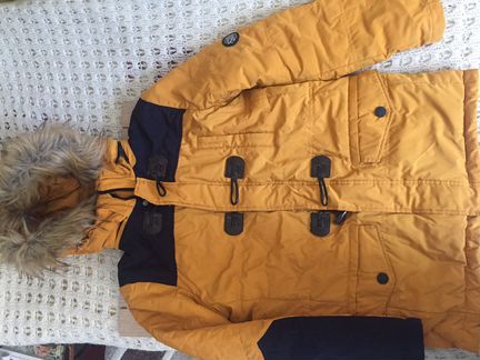 Куртка зимняя на мальчика рост 158 см
