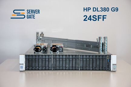 HP DL380 G9 24SFF 2x E5-2680v3 512 GB