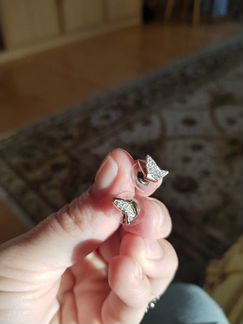 Кольца и серьги бабочки