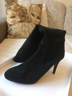 Сапоги замшевые