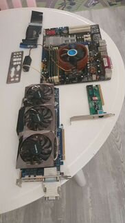 Мат. плата M2N-E + athlon II x64 + куллер + видеок