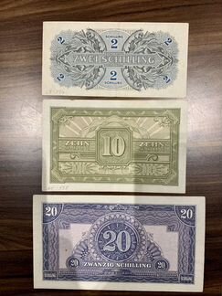 Банкнота 2 шиллинга 1944 год. Оккупация Австрии