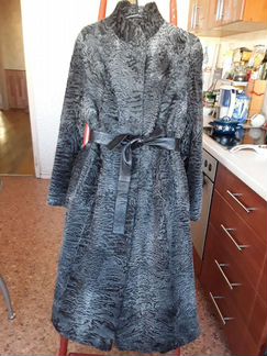 Шуба из каракульчи свакара