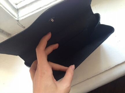 Сумка клатч черная вечерняя