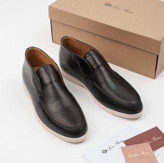 Ботинки Loro Piana кожаные