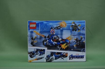 Lego 76123 Капитан Америка: Атака Аутрайдеров