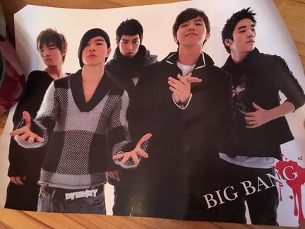 Плакат постер BigBang K-POP (57*42)
