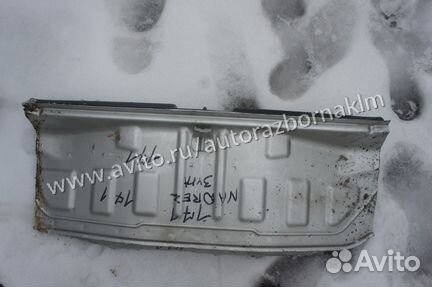 Suzuki Liana задняя панель багажника