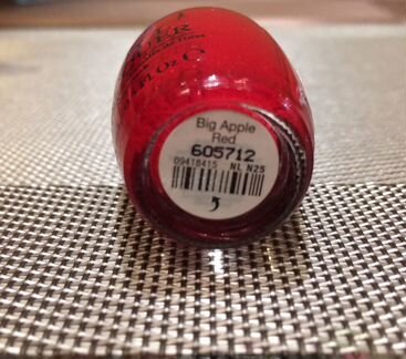 Лак для ногтей OPI Big Apple Red