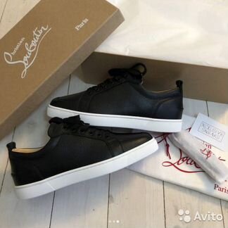 Кеды louboutin rantulow flat размер из кожи