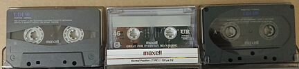 Винтажные кассеты maxell: cdsii, UDI 90, UR 46