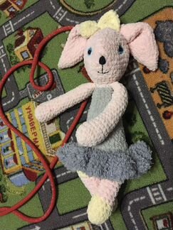 Заяц плюшевый ручная работа