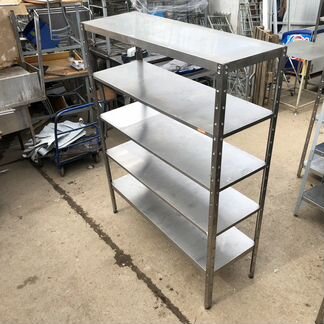 Стеллаж из нержавеющей стали 140/50/180