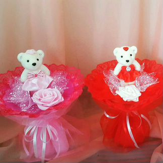 Букеты из мягких игрушек