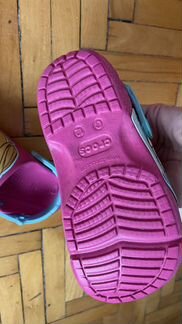 Crocs frozen резиновые сабо С12 холодное сердце