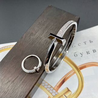 Браслет tiffany узкий кольцо tiffany t
