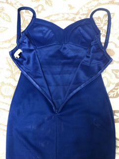 Вечернее платье синее