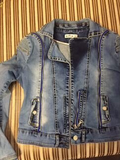 Джинсовый пиджак женский