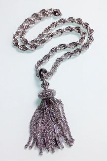 Винтажное колье Monet с подвеской-кисточкой 1970-е