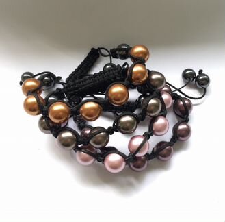 Браслет женский с бусинами Сваровски