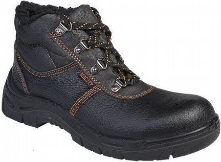 Ботинки для рабочих, кожаные, зимние. Стандарт