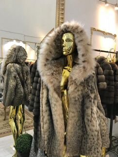 Шуба из рысевидной кошки (Новая)