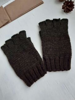 Перчатки без пальцев мужские